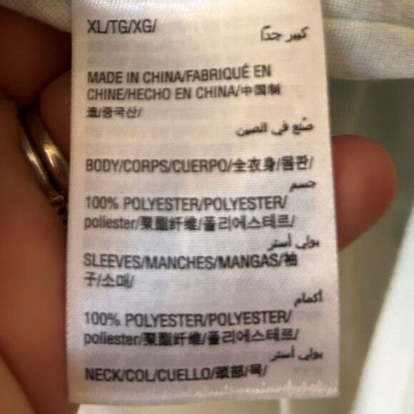 JM Collection Chiffon-Sleeve Studded Tunic - Picture 4 of 4